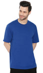 Men’s Heavyweight Crew Neck T-Shirt – Short Sleeve Solid Color Tee with Relaxed Fit