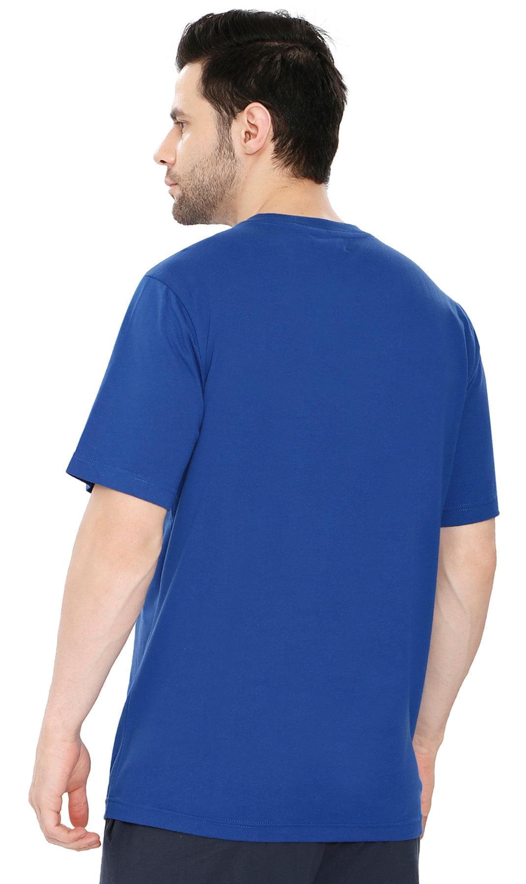 Men's Heavyweight Short Sleeve V-Neck T-Shirt – Relaxed Fit Cotton Blend with Pocket TURTLE BAY APPAREL