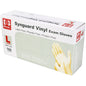 Powder Free Vinyl Exam Gloves - Large, 100/Bx quakekits.com