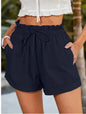 Minimalist Women's Drawstring Shorts with Pockets
