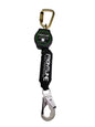 Frontline RPA12S Aramid Fiber Web Single Leg SRL with Steel Snap Hook End VM Hardware