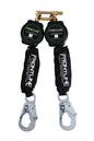 Frontline RPA062S Aramid Twin Fiber Web Single Leg 6' SRL with Steel Snap Hook Ends VM Hardware