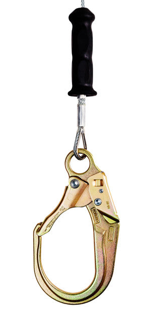 Frontline RPG081RLE Leading Edge Cable Single Leg 8' SRL with Steel Rebar Hook End VM Hardware
