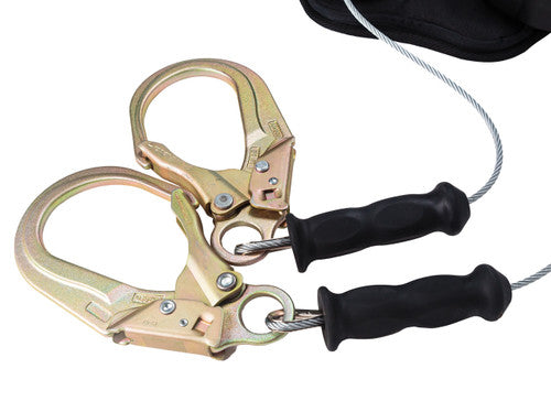 Frontline RPG082RLE Leading Edge Cable Twin Leg 8' SRL with Steel Rebar Hook Ends VM Hardware
