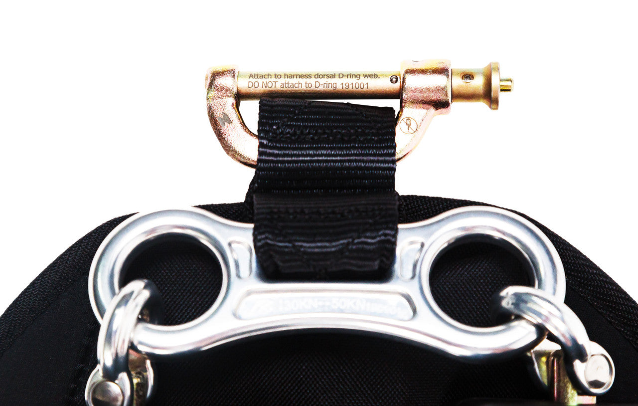 Frontline RPG082SLE Leading Edge Cable Twin Leg 8' SRL with Steel Snap Hook Ends VM Hardware