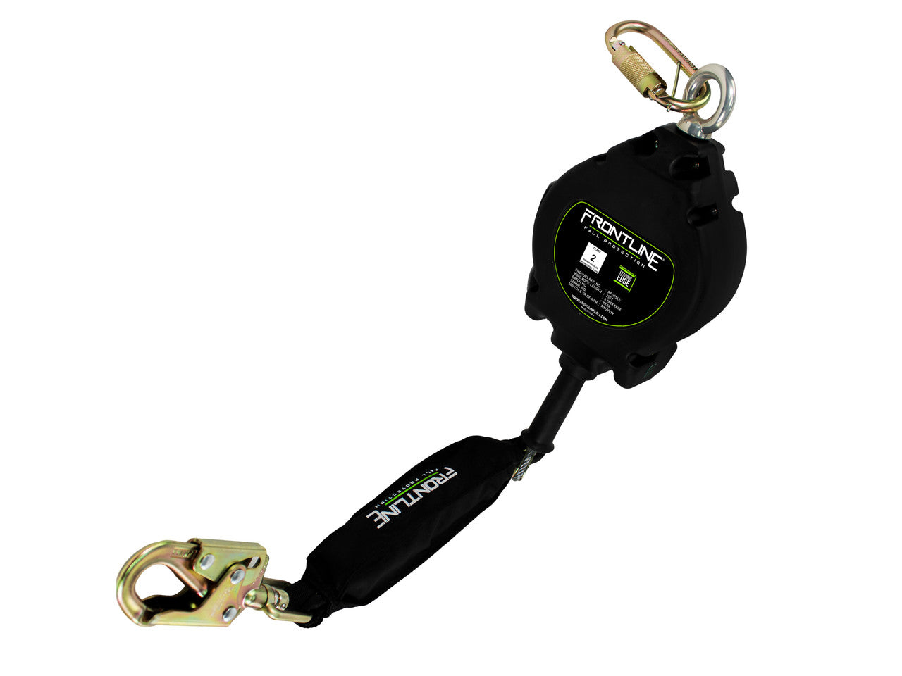 Frontline RPGLE Leading Edge Cable Single Leg SRL with Steel Snap Hook End VM Hardware