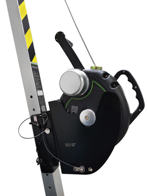 Frontline TAN07RURP MEGApod Confined Space 7' Aluminum Tripod with 60' Winch and 3-Way SRL VM Hardware
