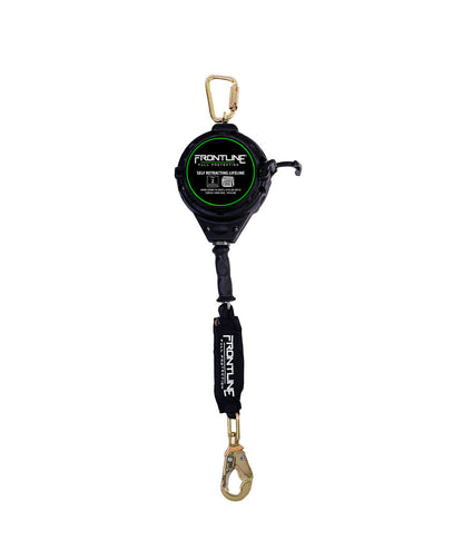Frontline RPGCLE Leading Edge Cable Single Leg SRL with Steel Snap Hook End with Carry on Handle and Tagline 50' VM Hardware