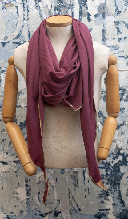 Mulberry Heathered Snuggles Scarf Late Sunday Afternoon