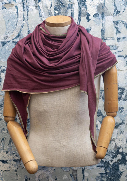Mulberry Heathered Snuggles Scarf Late Sunday Afternoon