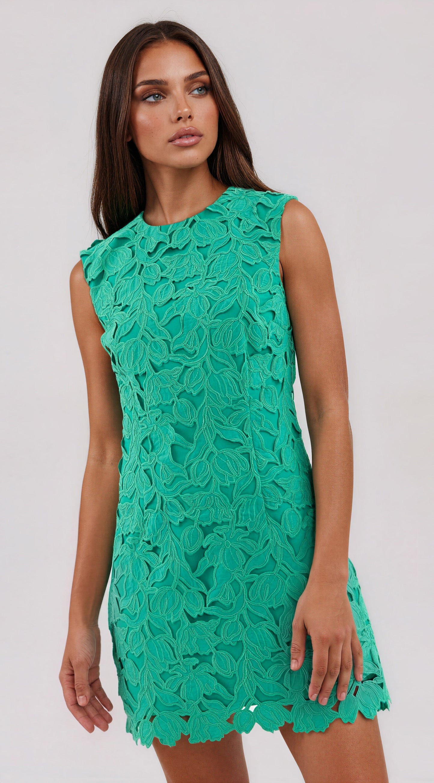 Eden Mini Dress – Green XO, Tina