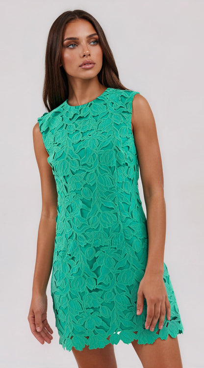 Eden Mini Dress – Green XO, Tina