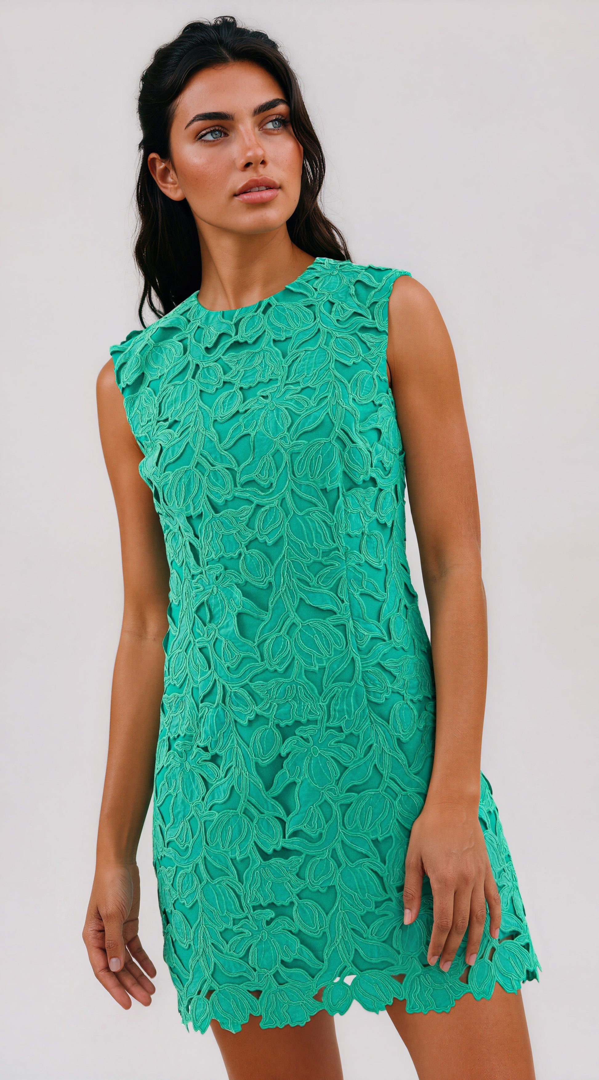 Eden Mini Dress – Green XO, Tina