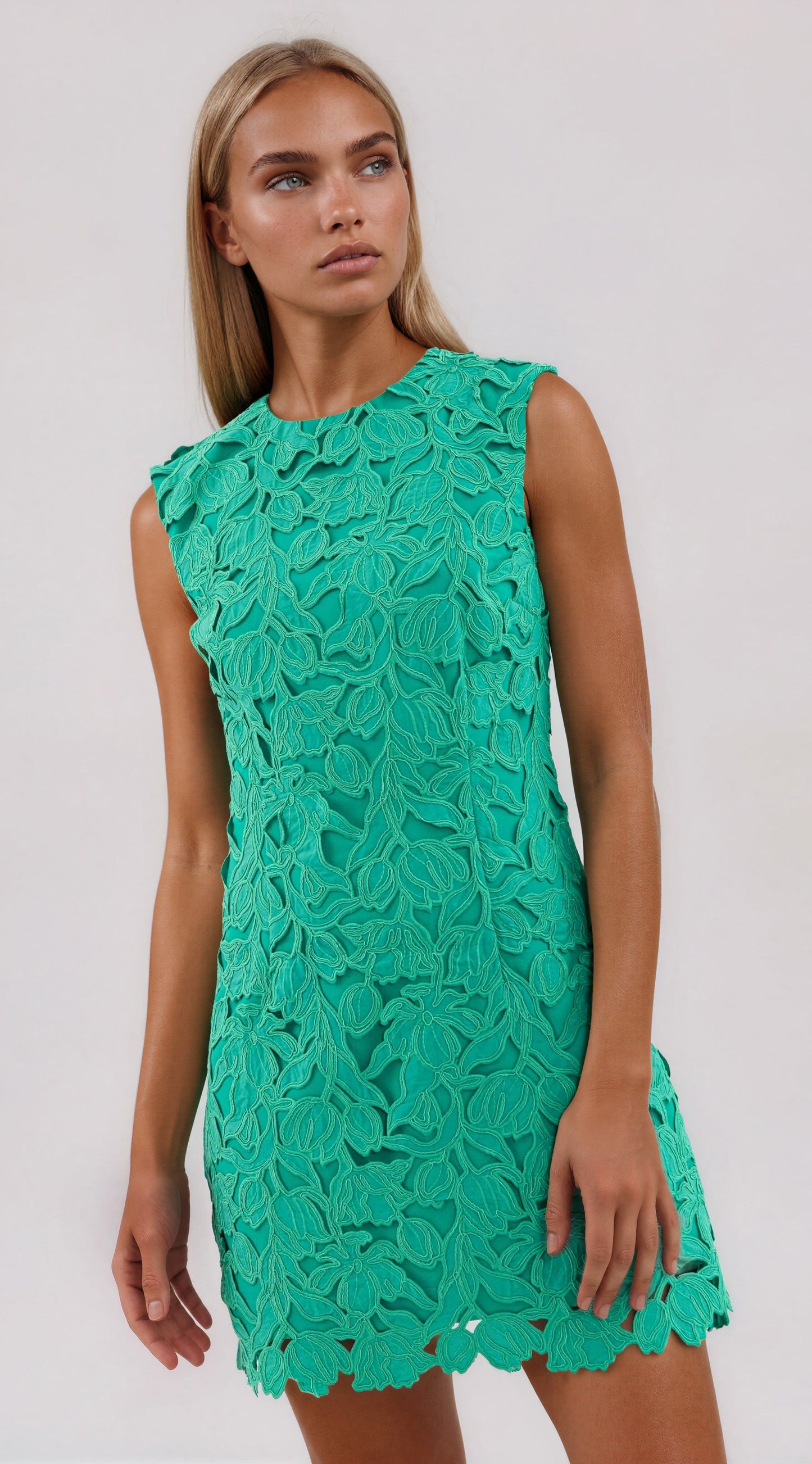 Eden Mini Dress – Green XO, Tina