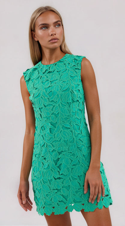 Eden Mini Dress – Green XO, Tina