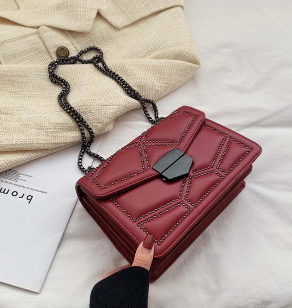 Small Square Chain Crossbody Bag