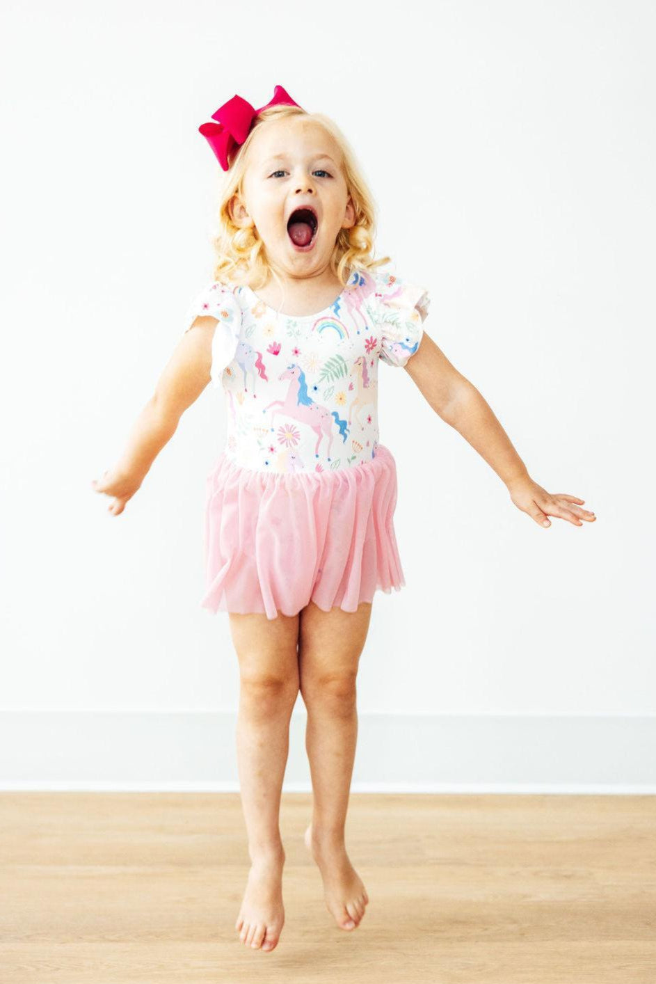 Rainbow Vibes S/S Twirl Leotard Mila & Rose ®