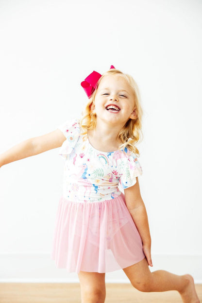 Rainbow Vibes S/S Twirl Leotard Mila & Rose ®