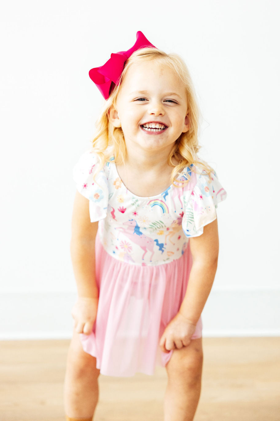 Rainbow Vibes S/S Twirl Leotard Mila & Rose ®