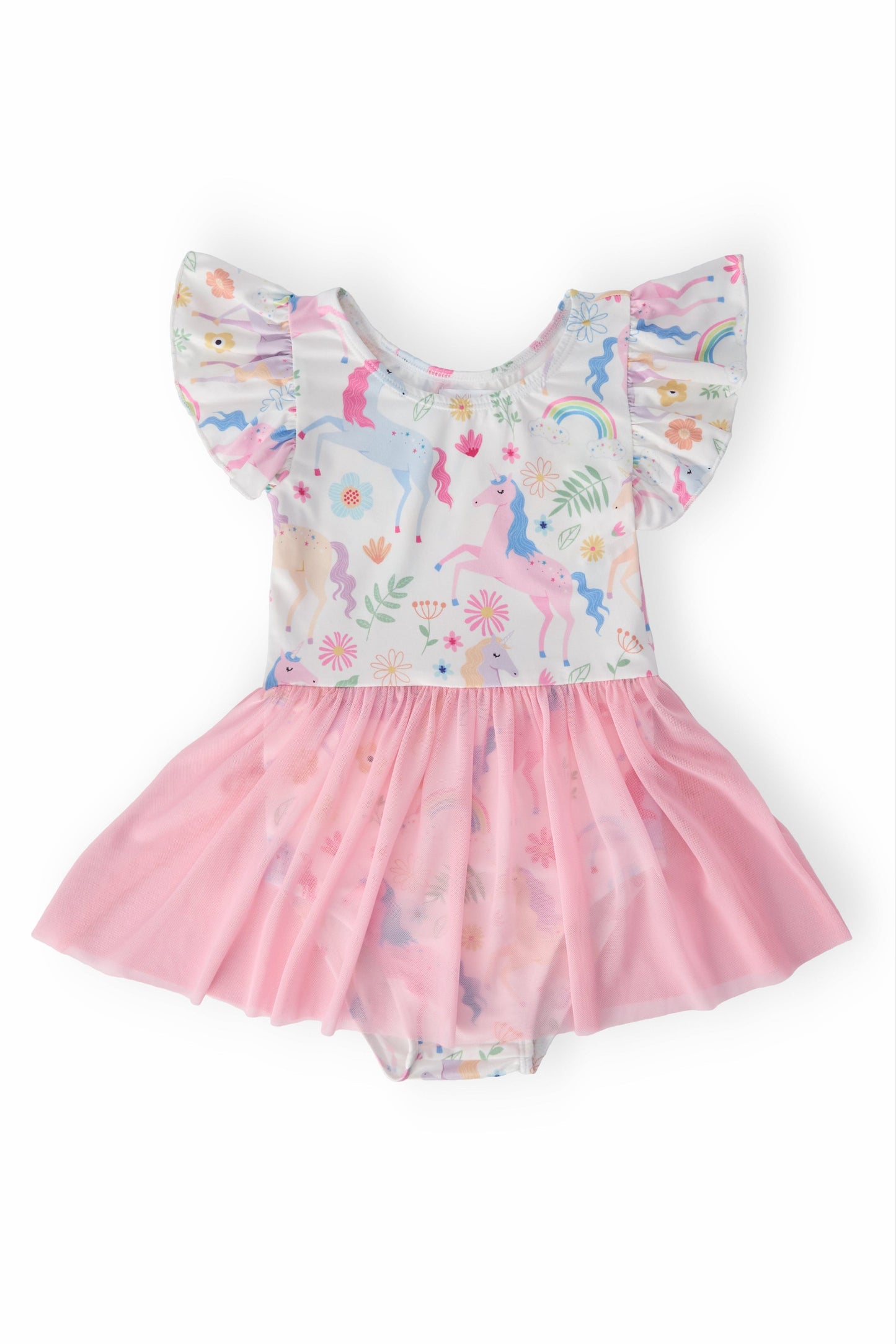 Rainbow Vibes S/S Twirl Leotard Mila & Rose ®