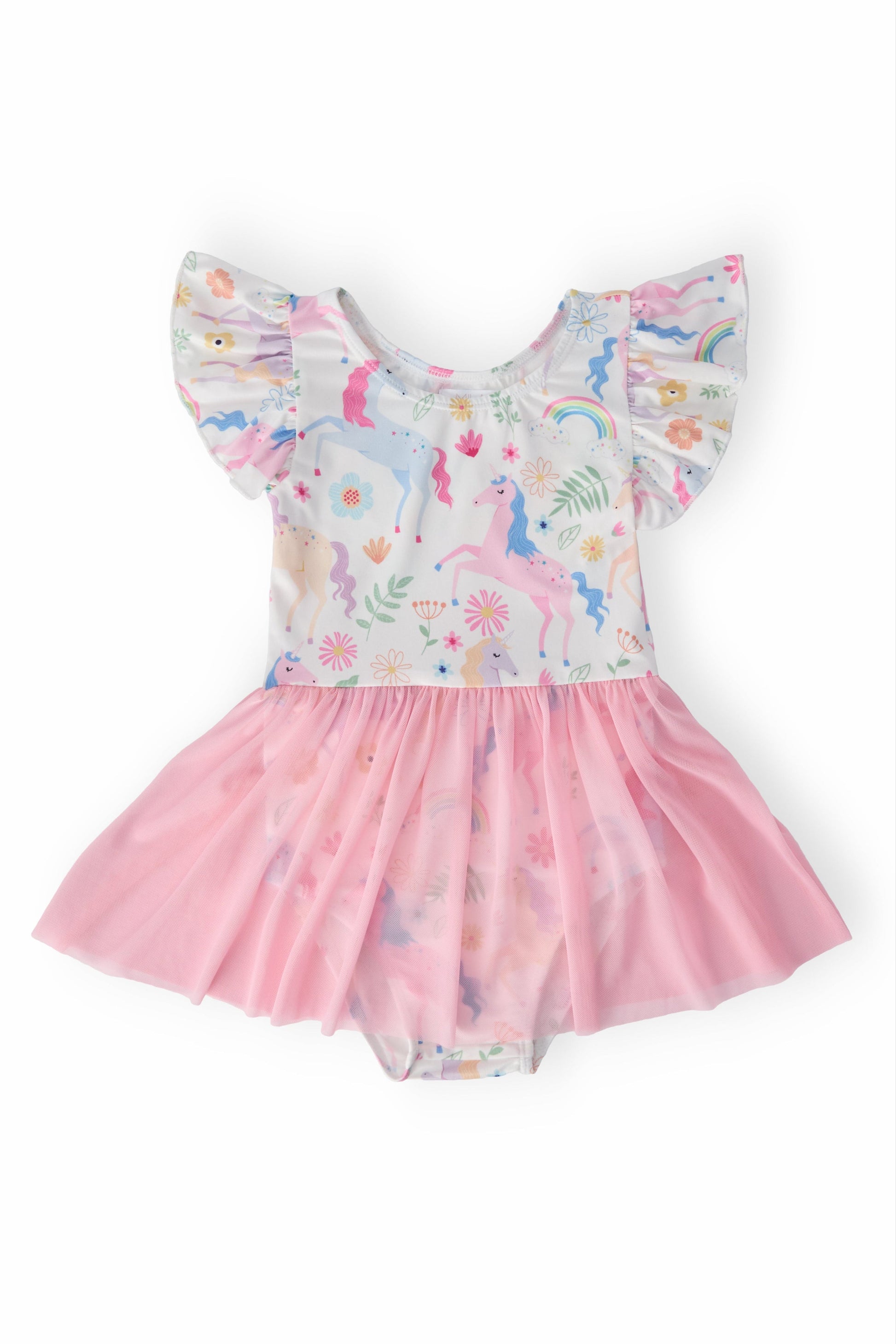 Rainbow Vibes S/S Twirl Leotard Mila & Rose ®