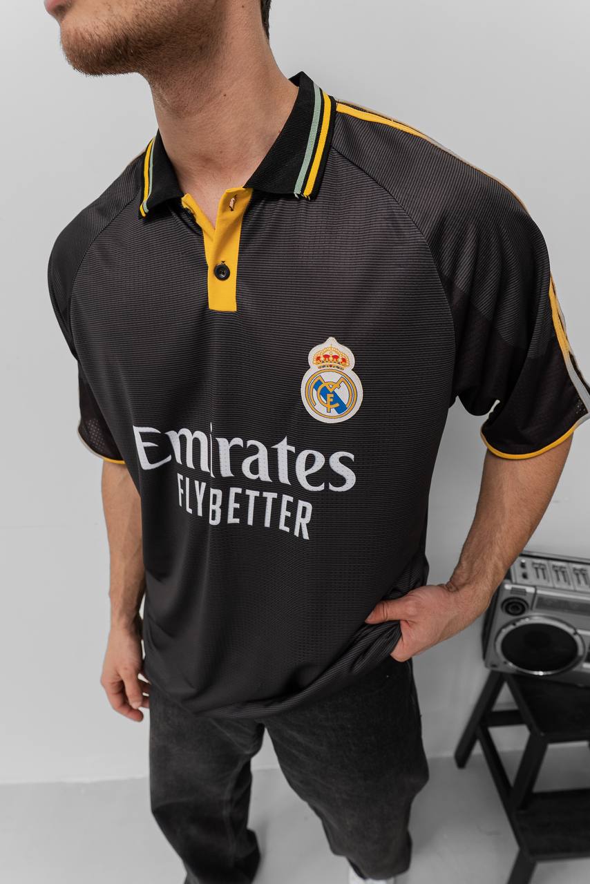 Real Madrid 2024-25 Home Jersey | Unisex Cotton Fan Shirt Withinblack