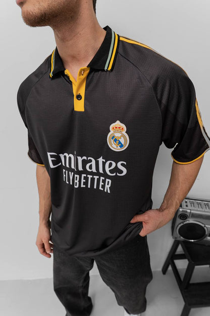 Real Madrid 2024-25 Home Jersey | Unisex Cotton Fan Shirt Withinblack