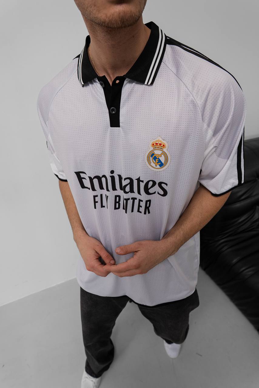 Real Madrid 2024-25 Home Jersey | Unisex Cotton Fan Shirt Withinblack