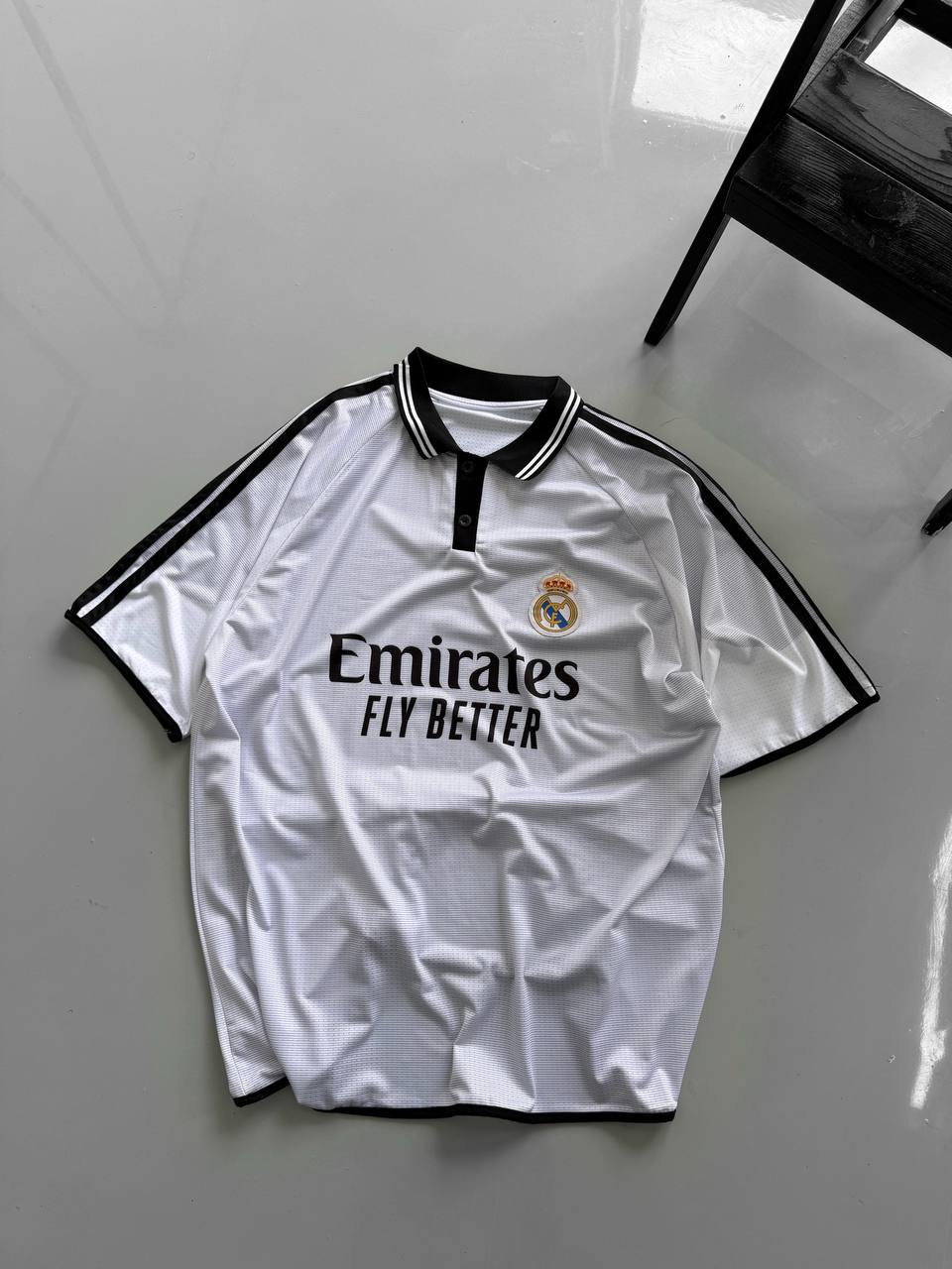Real Madrid 2024-25 Home Jersey | Unisex Cotton Fan Shirt Withinblack