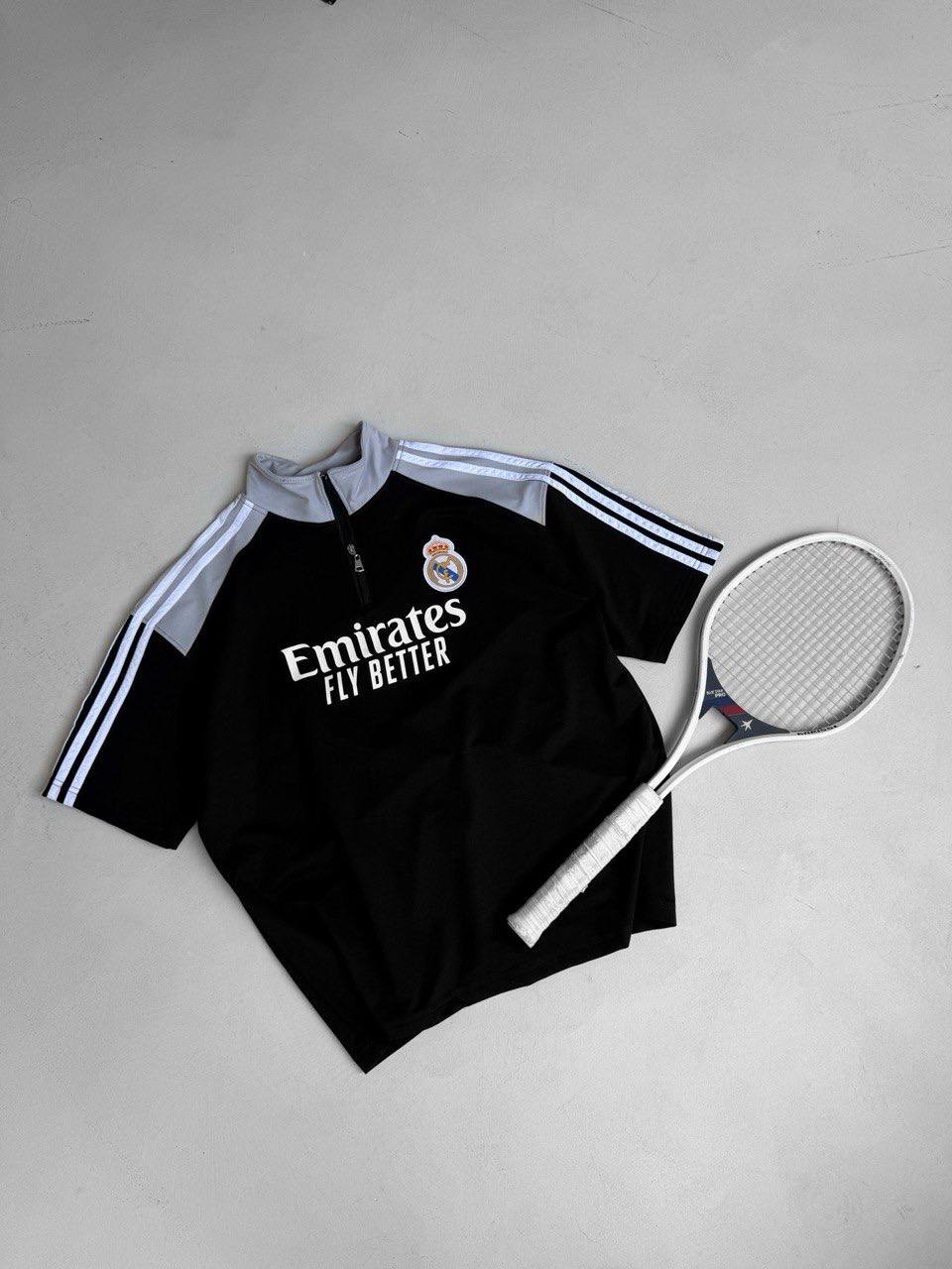 Real Madrid 25/26 Training Quarter-Zip Top - Official Football Training Jersey Withinblack