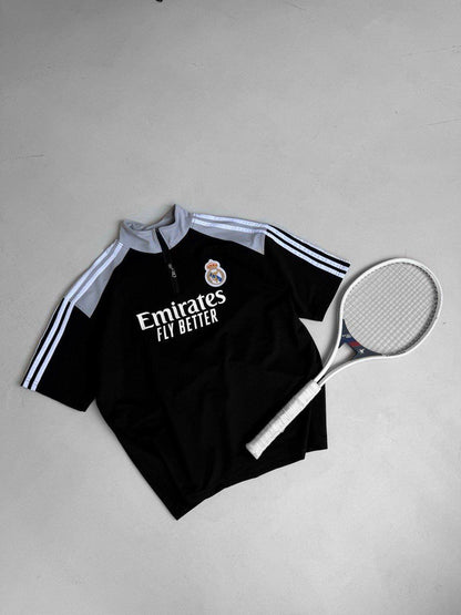 Real Madrid 25/26 Training Quarter-Zip Top - Official Football Training Jersey Withinblack