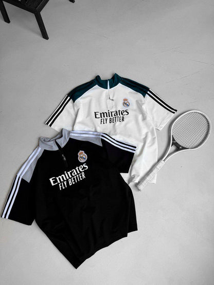 Real Madrid 25/26 Training Quarter-Zip Top - Official Football Training Jersey Withinblack