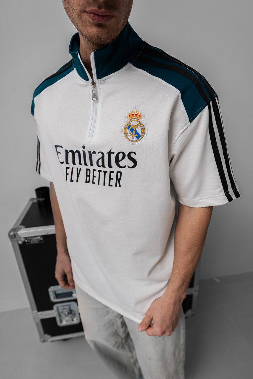 Real Madrid 25/26 Training Quarter-Zip Top - Official Football Training Jersey Withinblack