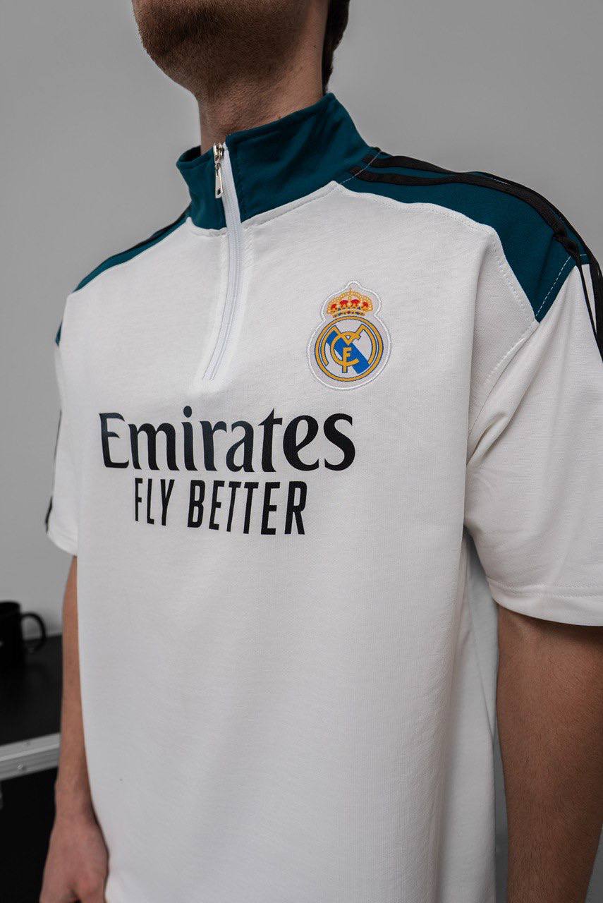 Real Madrid 25/26 Training Quarter-Zip Top - Official Football Training Jersey Withinblack