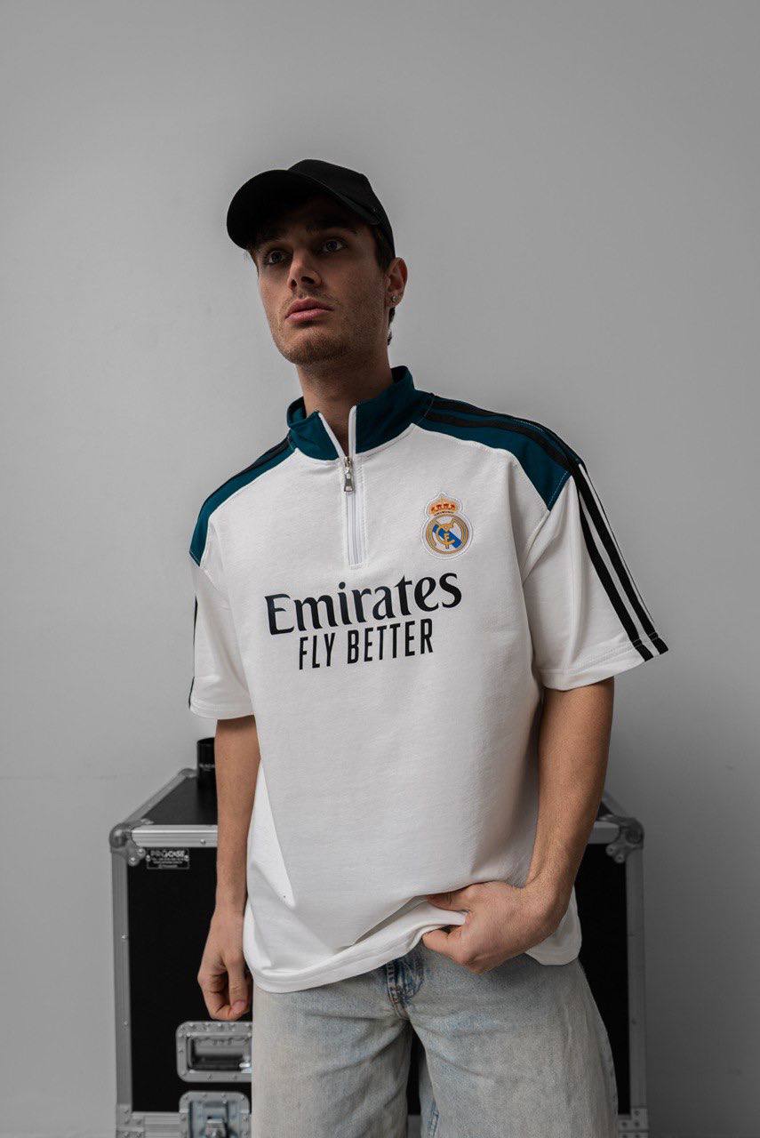 Real Madrid 25/26 Training Quarter-Zip Top - Official Football Training Jersey Withinblack