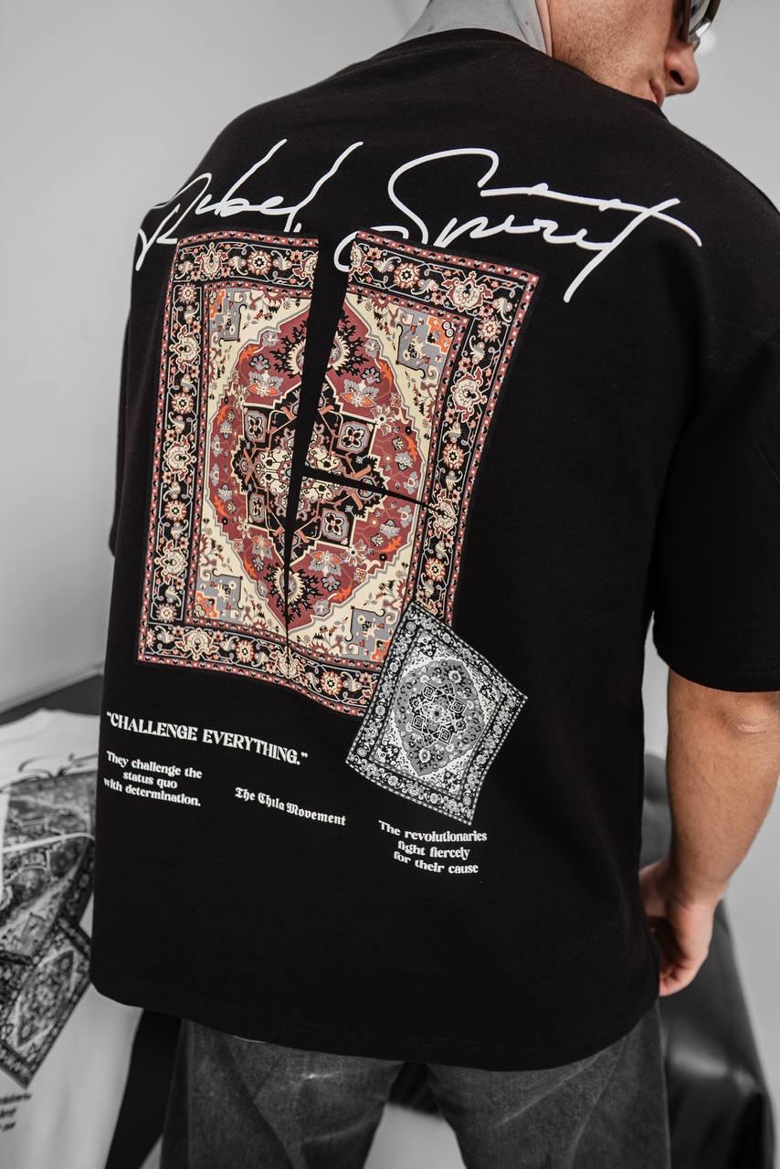 Rebel Sment Challenge Everything Oversized T-Shirt Withinblack