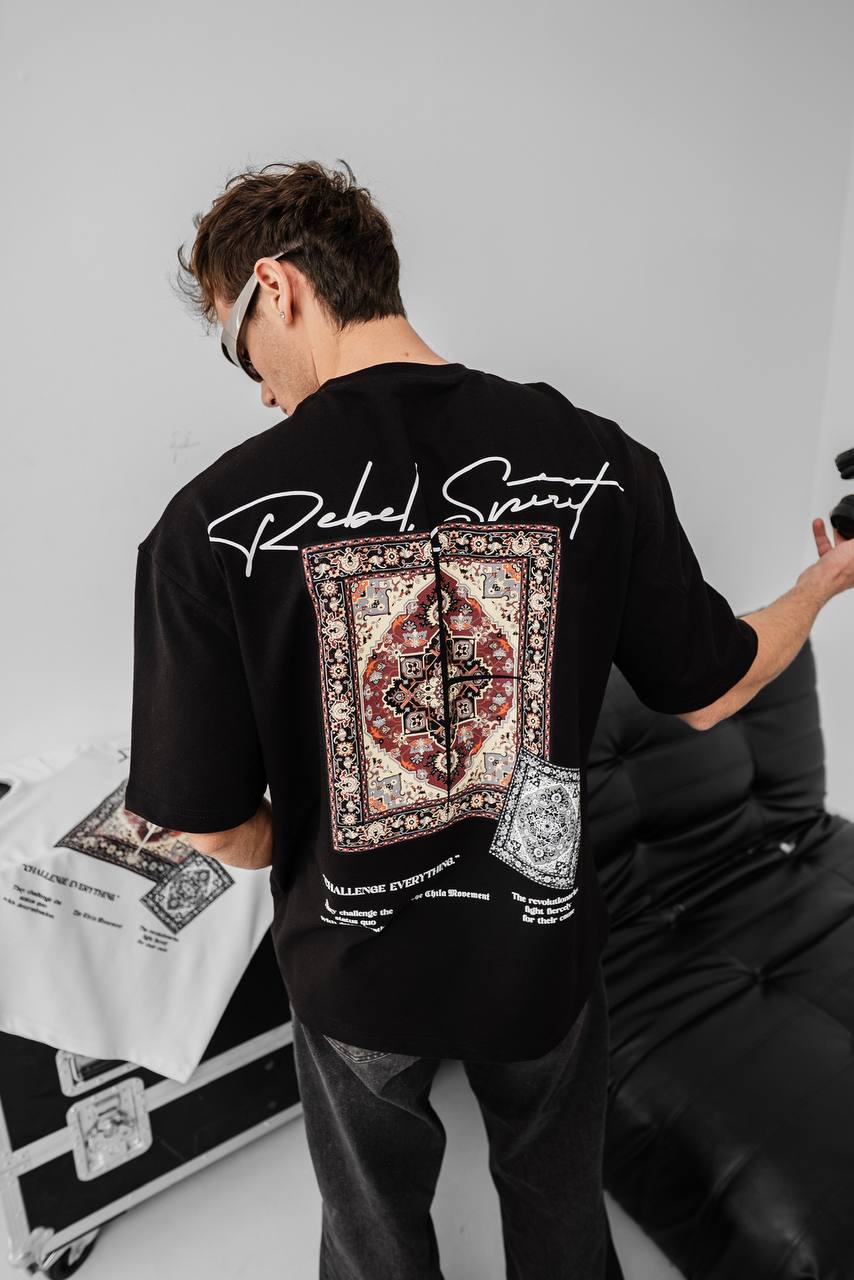 Rebel Sment Challenge Everything Oversized T-Shirt Withinblack