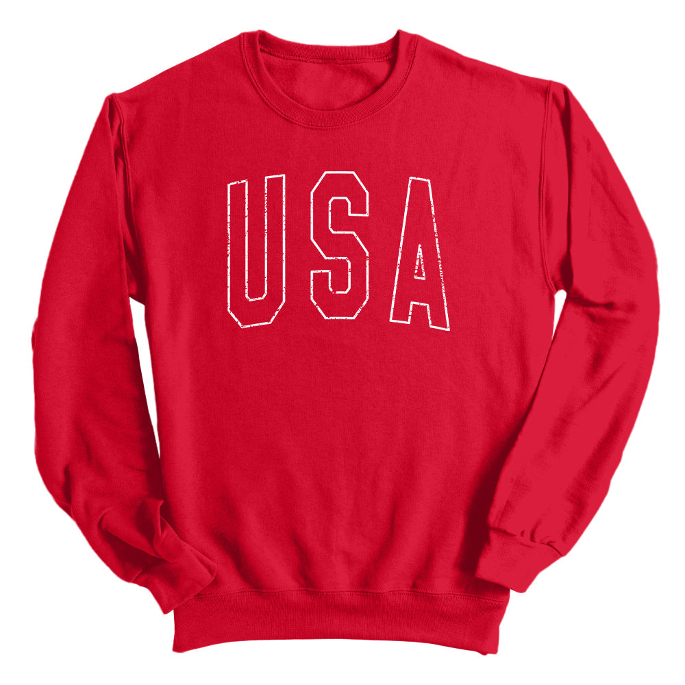 USA Collegiate Solid White (Front) Shield Republic