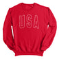 USA Collegiate Solid White (Front) Shield Republic