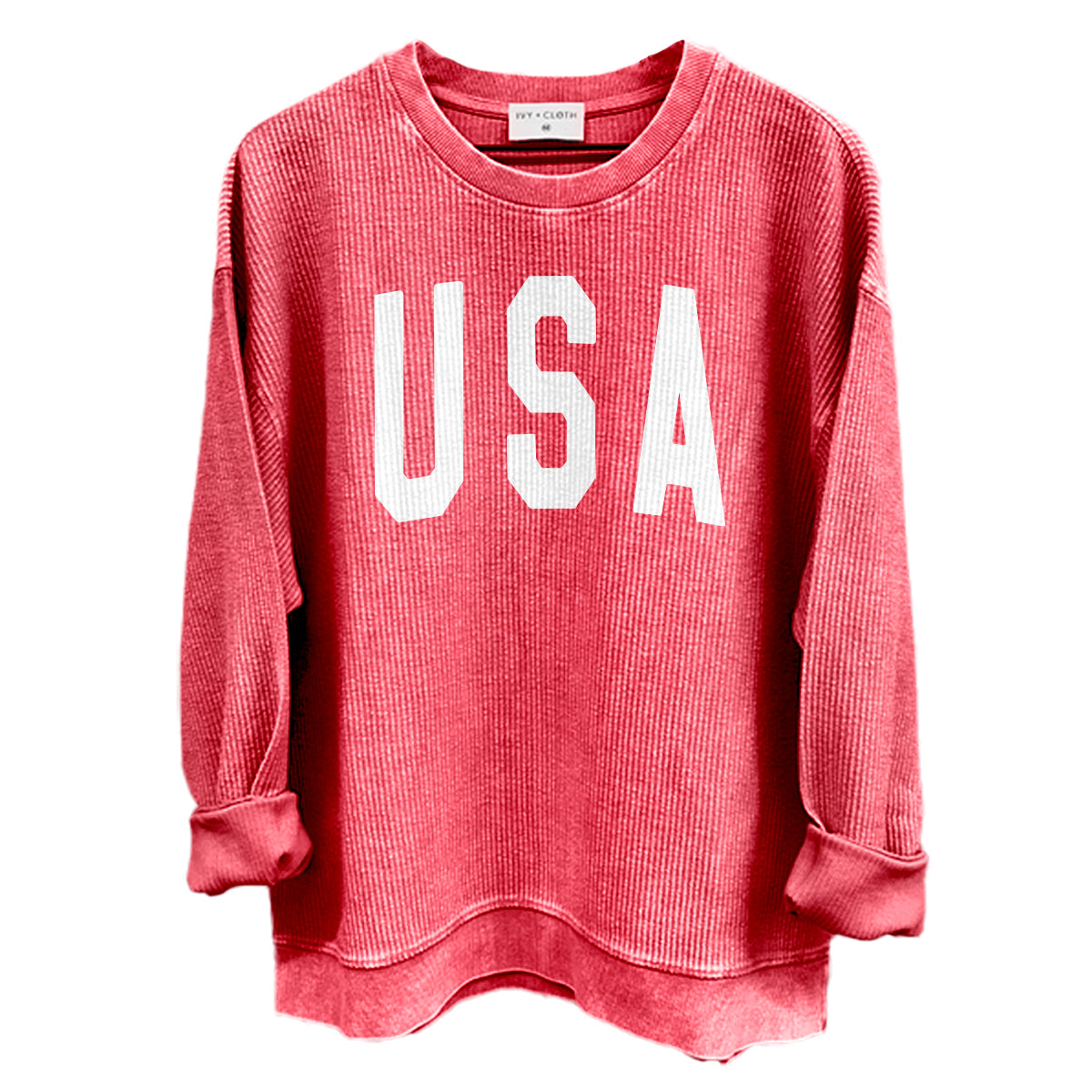 USA Collegiate Solid White (Front) Shield Republic