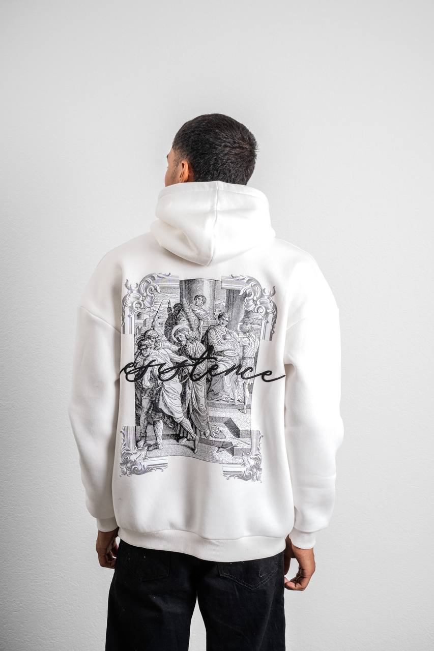 Resistance Embroidered Hoodie Sweatshirt Withinblack