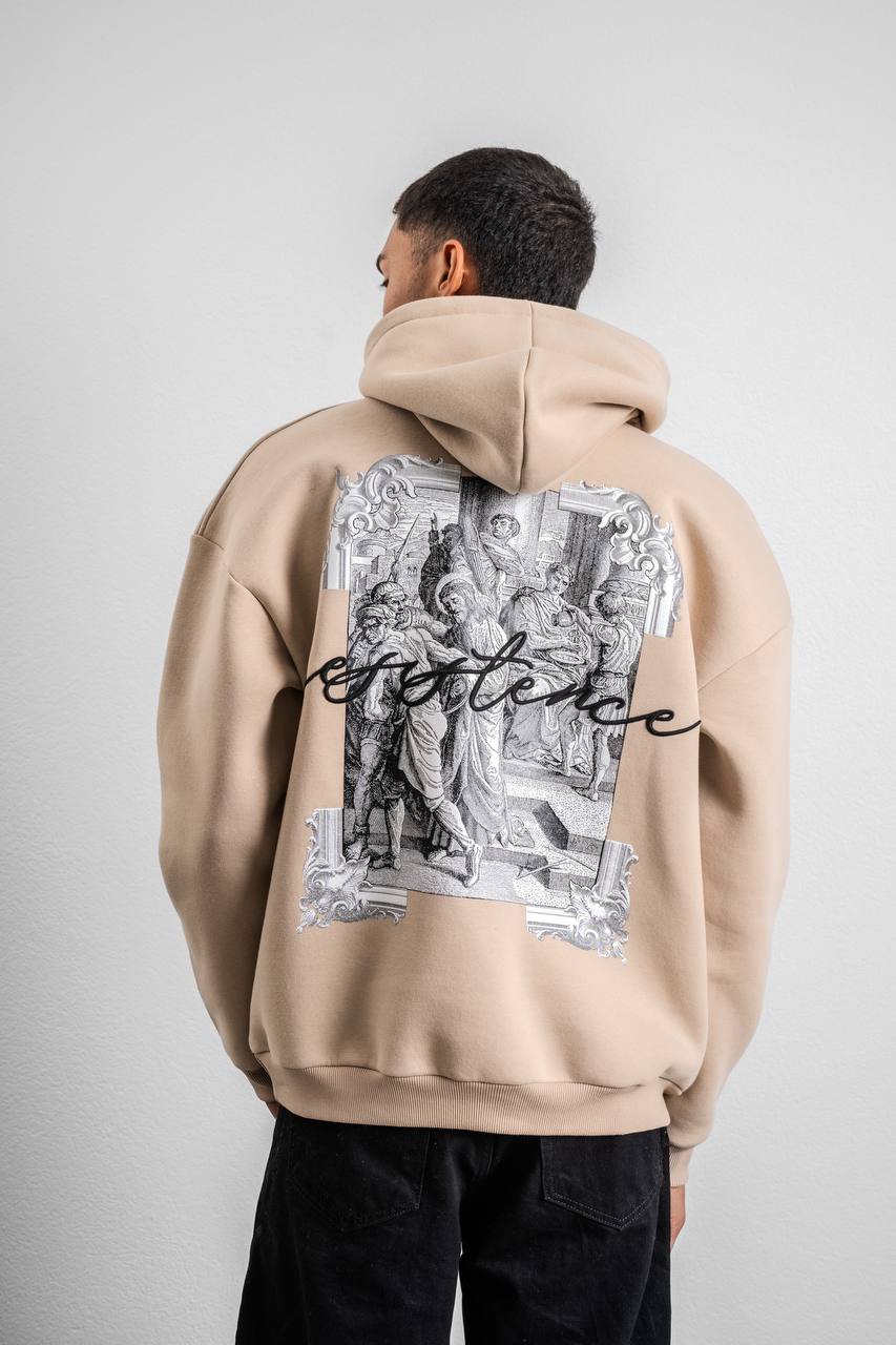 Resistance Embroidered Hoodie Sweatshirt Withinblack