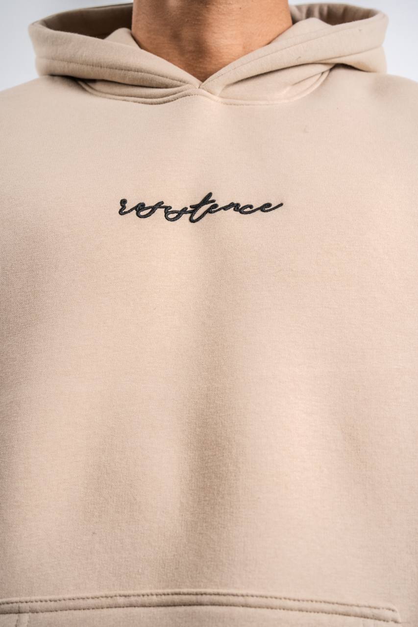 Resistance Embroidered Hoodie Sweatshirt Withinblack