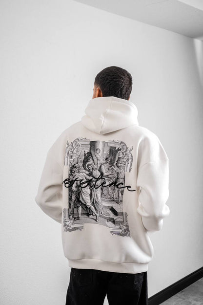 Resistance Embroidered Hoodie Sweatshirt Withinblack