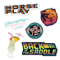 Retro Mega Sticker Pack Horseplay Apparel