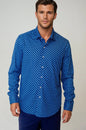 Retro Blues Long Sleeve Tech Shirt Buki