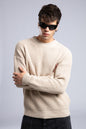 Ribbed Knit Crewneck Sweater – Oversize Unisex Pullover Withinblack