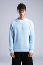 Ribbed Knit Crewneck Sweater – Oversize Unisex Pullover Withinblack