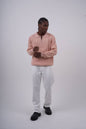 Ribbed Knit Half-Zip Sweater Withinblack