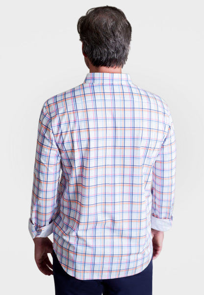 Rob Plaid Long Sleeve Tech Shirt Buki
